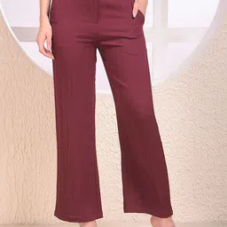 Crimsoune Club Women Slim Fit Chinos Trousers-picture-22