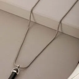 The Glitz Gallery Silver-Plated Geometric Pendants with Chains-image-24