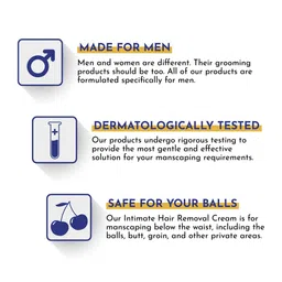 Mannlich Set Of 3 Intimate Hair Removal Cream- 100 ml Each image 3