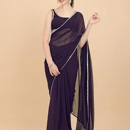 SATAZ Pure Georgette Ready to Wear Saree-picture-21