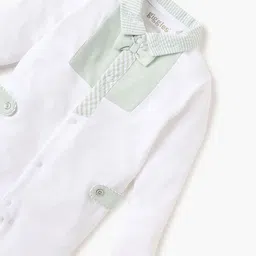 Giggles by Babyshop Infant Boys Shirt Collar Neck Rompers image 4