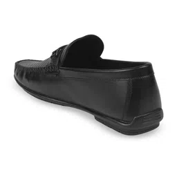 Mochi Men Perforations Leather Driving Shoes image 5