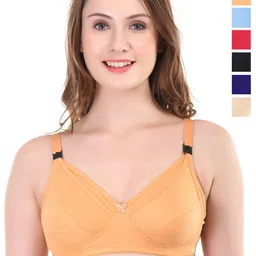 Liigne Pack Of 6 Full Coverage Cotton Maternity Bra-picture-20