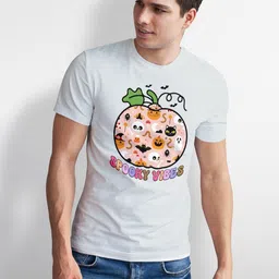 Seekbuylove Men Graphic Printed Round Neck Bio Finish Pure Cotton T-shirt image 5