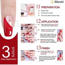 Gleevia UV Gel Nail Polish - 15 ml - Shade S63 image 5