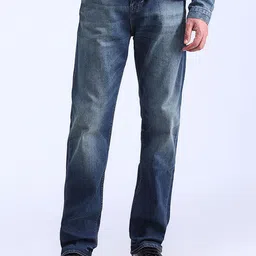 Flying Machine Men Straight Fit Heavy Fade Stretchable Jeans image 4