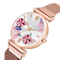 Miss Perfect Unisex Printed Dial & Bracelet Style Straps Analogue Watch LJ466 image 2