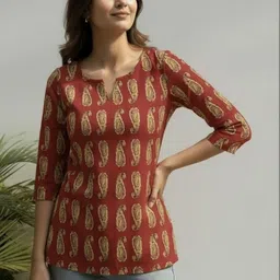 Anouk Rustic Women Ethnic Motifs Flared Sleeves Kurta image 3