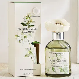 Home Centre Utopia Refresh Bouquet Green Country Garden & Jasmine Reed Diffuser 100ml-image-12