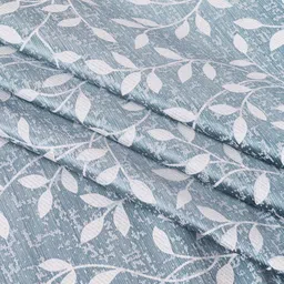 REYANSH DECOR Grey Set of 2 Floral Room Darkening Window Curtain image 4