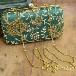 SHAKUNTLA VINTAGE Multicolor Clutch image 1