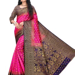 ANISSA SAREE Woven Design Zari Banarasi Saree-picture-42