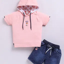 KIDZELLO Boys Printed T-shirt with Shorts-picture-40