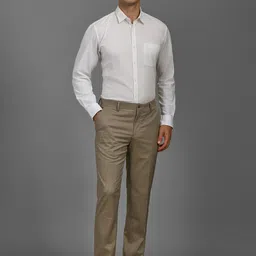 Louis Philippe Men Slim Fit Trousers image 3
