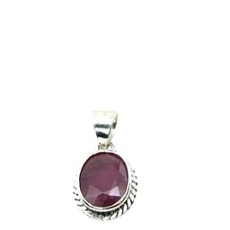 GenZcomplex Pink Brass Silver-Plated Pendant-picture-0
