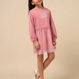 U.S. Polo Assn. Kids Embellished A-Line Dress-image-67