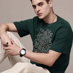 Moda Rapido Men Printed Pockets T-shirt-picture-14