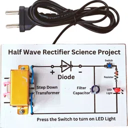 erhindia Half Wave Rectifier Circuit Working Model Kit Project Class 12 10 Electronic Components Electronic Hobby Kit-picture-23