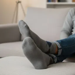 cdeck Men Self Design Calf Length image 2