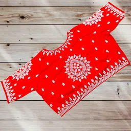 Boat Neck Women Blouse-image-0