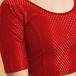 pt priyanka textiles U-Neck Women Blouse image 4