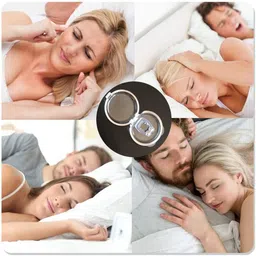 voiish Snoring Anti Snore Free Sleep Silicone Magnetic Nose Clip Anti Snoring device Anti-snoring Device image 2