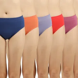 nimmi Pack of 6 Women Hipster Multicolor Panty-picture-12