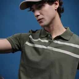 The Roadster Life Co. Striped Polo Collar T-shirt-picture-13