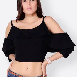 scorpius SCORPIOUS Women Pack of Shrug and Top image 4