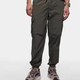 FCUK Men Relaxed Fit Cargo Parachute Joggers image 3