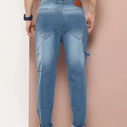 Harvard Men Tapered Relaxed Fit Light Fade Stretchable Jeans image 3