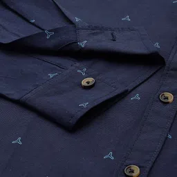 R.Code by The Roadster Life Co. Geometric Printed Casual Shirt image 3