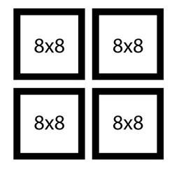 Art Street Black Set of 4 Photo Frames image 4