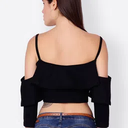 scorpius SCORPIOUS Women Pack of Shrug and Top image 3