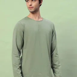 WEARDUDS Men Solid Cotton Pullover Sweatshirt image 2