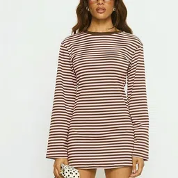 LULU & SKY Striped T-shirt Mini Dress-picture-27