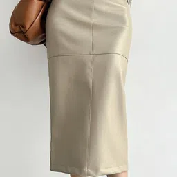 bebe Women High-Rise Pencil Midi Skirt-image-70