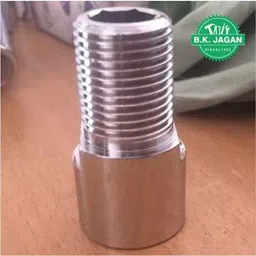 B K JAGAN & CO 1.5 inch Brass CP Extension Nipple image 4