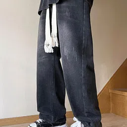 StyleCast Men Mildly Distressed Light Fade Jeans image 1