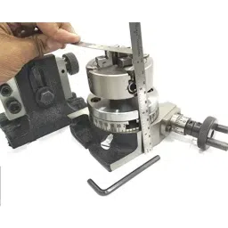 Assorts Cast Iron & Tool Steel Rotary Table & Small Chucks 80 mm (3 Inch) 70 mm Independent Chuck 4 Jaws image 2