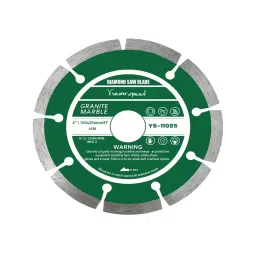 Yuri Speed Segment Marble Cutting Blade Diameter 4 inch (100 mm) x 20 mm Bore Size x 9 Teeth, YS-1108S (Pack of 5)-picture-45