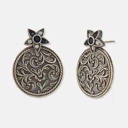 Fabindia Artificial Stones Studded Circular Studs image 3