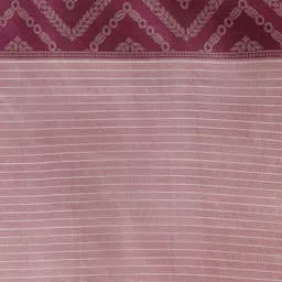 House of Pataudi Geometric Woven Design Zari Paithani Saree image 3