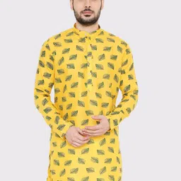 Maharaja Ethnic Motifs Printed Mandarin Collar Straight Kurta image 5