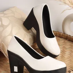 TRYME Women Round Toe Block Mules image 1