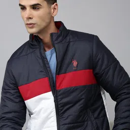 U.S. Polo Assn. Colourblocked Bomber Jacket-picture-33