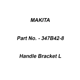 Makita Handle Bracket L Suitable For UV001G, Part No 347B42-8-picture-17