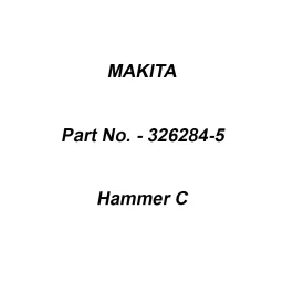 Makita Hammer C Suitable For BTD103, Part No 326284-5-picture-35