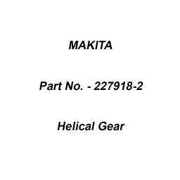 Makita Helical Gear Size 49 mm Suitable For HS011G, Part No 227918-2-picture-17