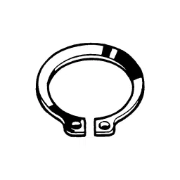 Qualfast 20mm Carbon Steel External Circlips (Pack of 25) image 3